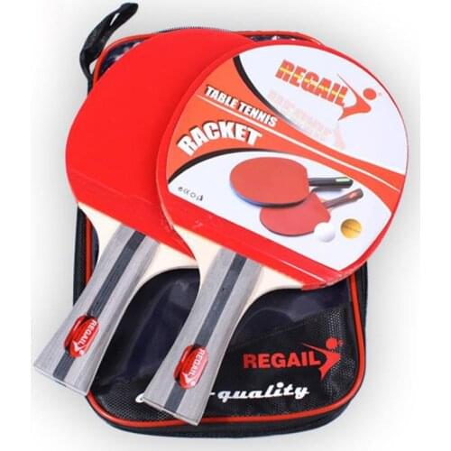 2pcs Upgraded Carbon Table Tennis Racket Set Lightweight Powerful