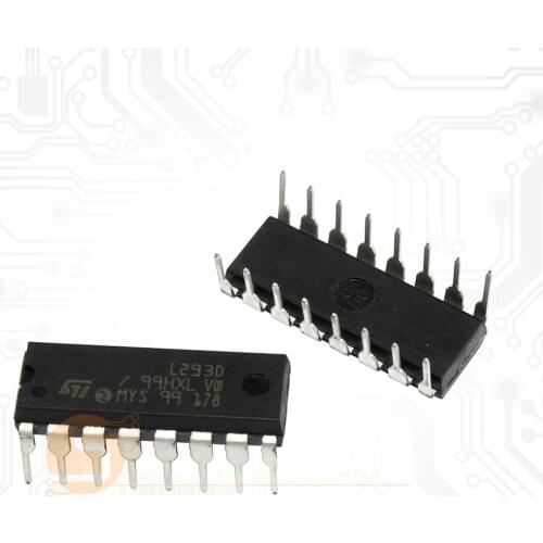10PCS L293D L293 293 DIP DIP16 Logic IC Chips Integrated Circuit Semiconductor 100% New Bridge Driver Internal Switch