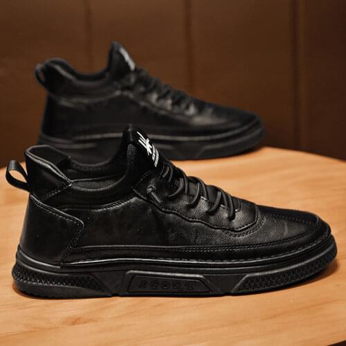 Mens shoes new fashion white shoes mens Korean version of the trend of all-match sports and leisure pilot shoes mens shoes