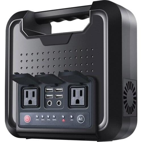 Portable Power Station Power Bank 220v AC Output 110V 220Wh Lithium Battery Pure Sine Wave Supply For Camping Home Emergency Use