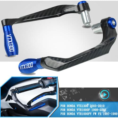 Motorcycle Levers Guard Brake Clutch Lever Handlebar Protector For Honda VTX1300 2003-2010 VTR1000 FV FW FX VTR 1000F 1998-2005