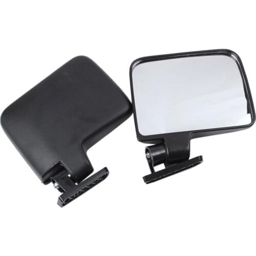 Golf Cart Mirrors - Universal Folding Side View Mirror For Golf Carts Club Car, Ezgo, Yamaha, Star, Zone Carts