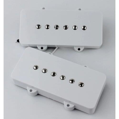1 Set Alnico Guitar Pickup for Jazzmaster Guitar White