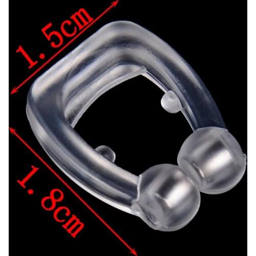 2PCS/5PCS Silicone Magnetic Anti Snore Stop Snoring Nose Clip Sleep Tray Sleeping Aid Apnea Guard Night Device New