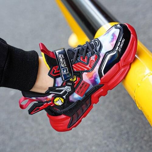 2021 Autumn Childrens Fashion Casual Shoes Boys' Leisure Breathable Outdoor Kids Tennis Shoes Lightweight Sneakers Sports Shoes