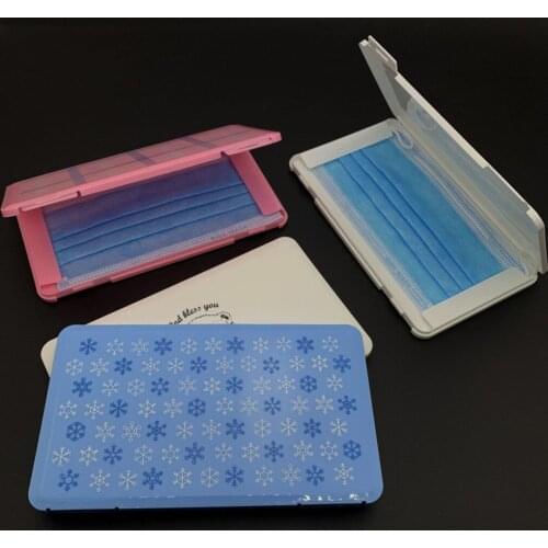 7colors Portable Face Cover Storage Box Holder Face Mask Storage Box Case Save Mask Organizer caja para guardar mascarillas Boxs