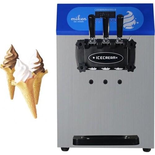 Soft Serve Ice Cream Machine 3 Flavors Ice Cream Vending Machine Commercial Ice Cream Makers