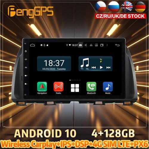 128G Android10 PX6 DSP For MAZDA CX-5 ATENZA 2015 Car DVD GPS Navigation Auto Radio Stereo Video Multifunction CarPlay HeadUnit