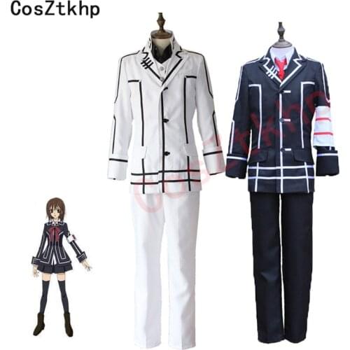 CosZtkhp New Anime vampire knight Cosplay Costume Yuki or hunter cone zero cosplay suit black white uniform cosplay costume