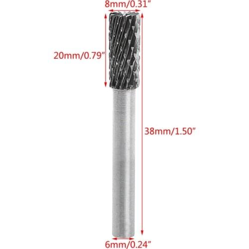 8mm Head Tungsten Carbide Point Burr Die Grinder Drill Bit Abrasive Tool New Dremel1## Dropshipping