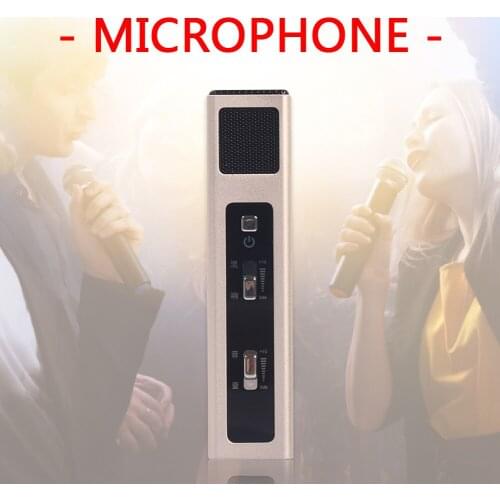 Karaoke Studio Universal Microphone Chatting Gaming Podcast Recording Tablet Mobile Phone Mic Singing Recording