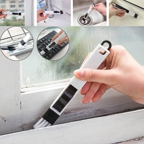 Multifunction Computer Window Cleaning Brush Window Groove Keyboard Cleaner Nook Cranny Dust Shovel Window Track Cleaner