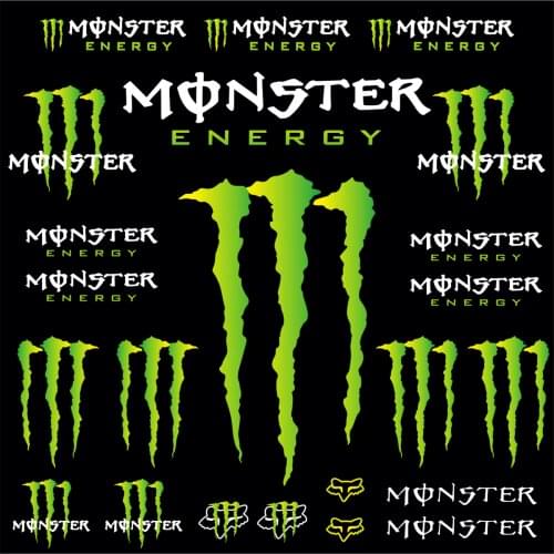 Автомобильные наклейки MONSTER ENERGY China At AliExpress