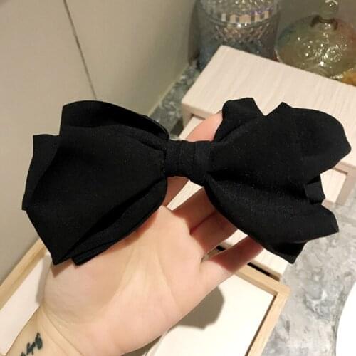 New Arrival Multicolor Big Bowknot Hair Clip Women Girl Cute Bowknot Barrettes Fashion Hair Accessories for Gift Party