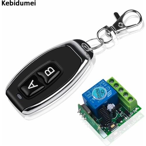 433Mhz Remote Controls with Universal Remote Control Switch DC 12V 1CH relay Receiver Module