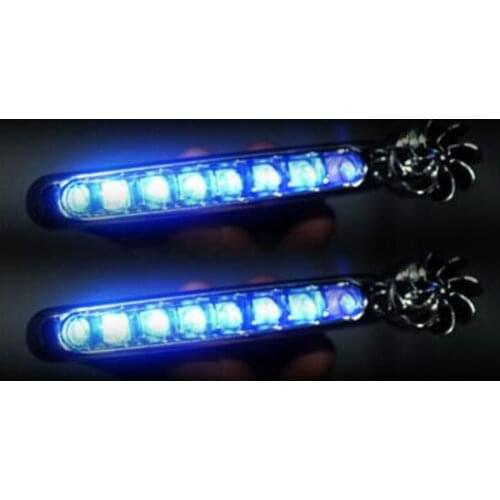 2pc LED Wind Powered Daytime Running Lights Auto Accessories for Peugeot RCZ 206 207 208 301 307 308 406 407 408 508 2008-6008