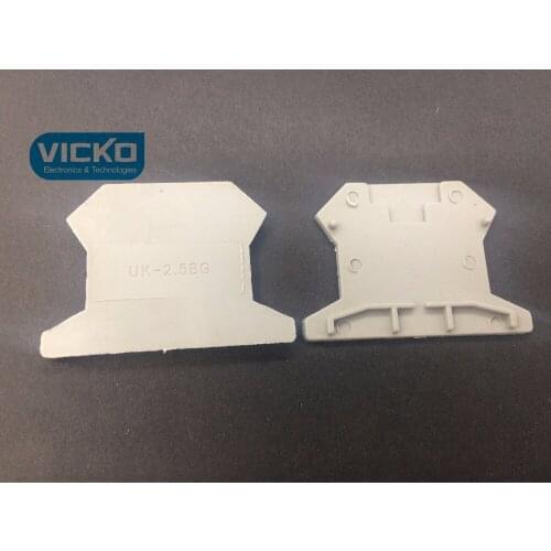 [VK] D/UK-2.5G UK-2.5bG partitions partition terminal Grouping separator for UK2.5B 50pcs/lot