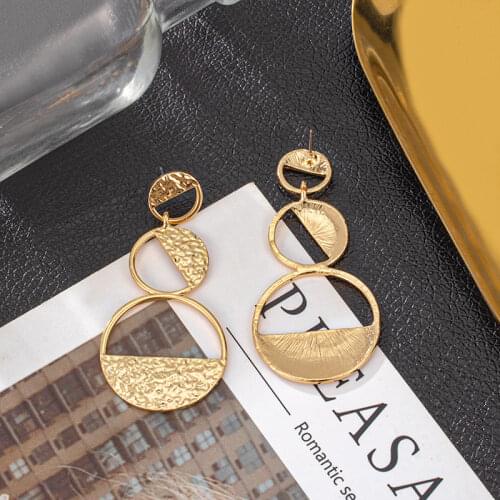 X&P 2021 Trendy Romantic Nickel Free Earrings Fashion Jewelry Earrings Round Stud Earrings For Women Brincos Statement Earrings