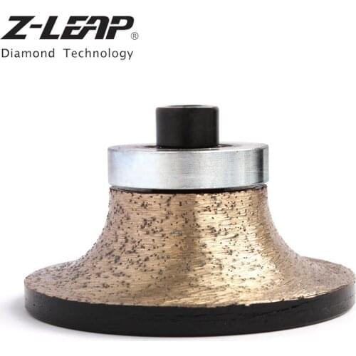 Z-LEAP 1PC Diamond Profiling Wheel B Type 83mm Granite Marble Stone Grinding Wheel With M10 Thread Wet Use Countertop Grinding