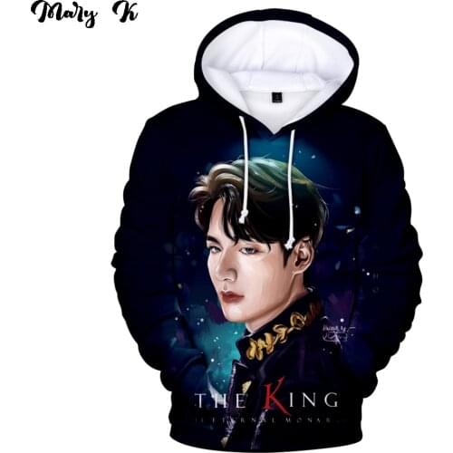 2020 3D The King: Eternal Monarch Pullover hoodies Men Women Fashion Lee Min Ho Print Hoodie Sweatshirts Tracksuit Clothes