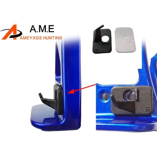 3pcs/set Archery Black White Color Recurve Bow Adhesive Arrow Rest For Hunting Shooting Right Hand/Left Hand Accessories