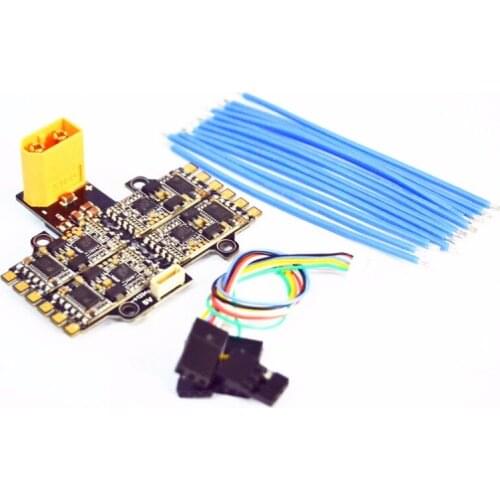 4 in 1 30A BLHeli ESC 30A 2-4S LiPo Battery BLHeli Firmware DSHOT ESC 4x30A For FPV Race Quadcopter