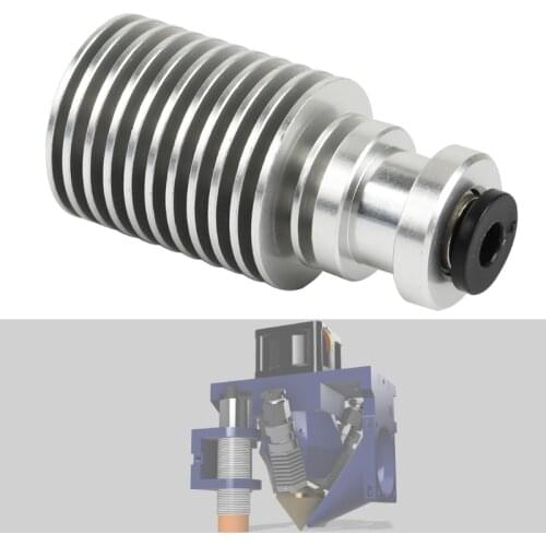 85DD 3D Printer Heatsink Extruder Radiator With Spring Clip 1.75mm Filament Hotend Compatible With PT100 Prusa I3 MK3