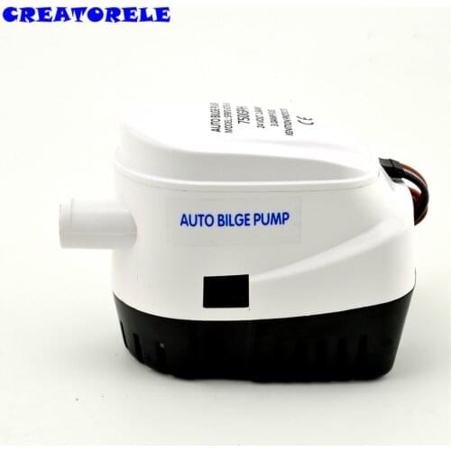 Automatic 750GPH 24v bilge water pump submersible Fountain garden irrigation swimming pool clean transfer