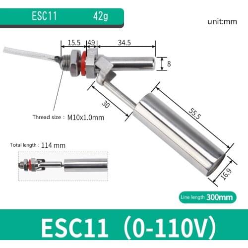 Float switch automatic water level controller switch water level control stainless steel ball float level controller
