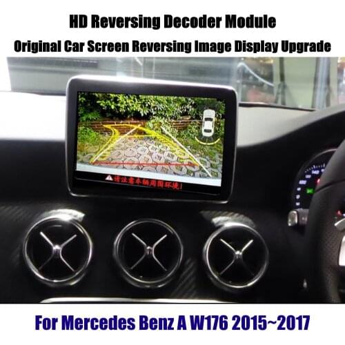 Car Front Rear View Backup Reverse Parking Camera For Mercedes Benz A W176 2015 2016 2017 2018 2019 2020 Full HD Accessories