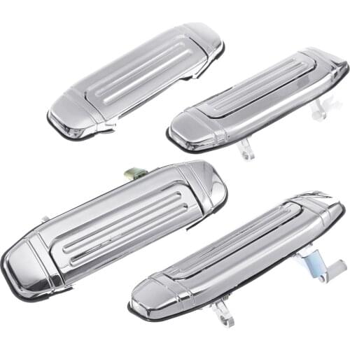 Car Outer Exterior Door Handles Chrome 4x/1x For Mitsubishi Montero Pajero V31 V32 V33 V46 1992 1993 1994 1995 1996 1997-2000
