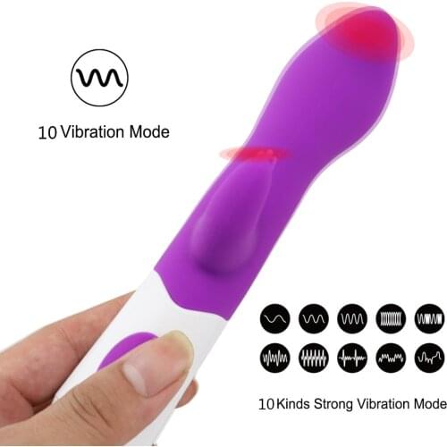 10 Speed Strong Rabbits Vibrator Clitoris Stimulator Double G Spot Massager Sex Toys For Women Female Masturbator Sex Shop
