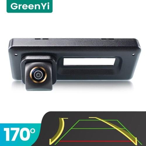 GreenYi Trajectory 170° AHD Car Rear View Camera for Renault Koleos 2010-2015 Night Vision Reverse Reversing 4 pin Vehicle
