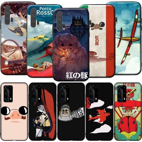 GX182 Porco Rosso for Huawei Y5P Y6P Y7A Y8P Y9A Mate 10 20 30 Pro Lite Nova 2i 3 3i 4 5 5T 7 SE P Smart Z