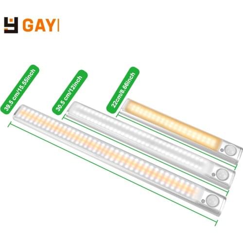LED Induction Cabinet Light Motion Induction Closet Night Light Batterypowered Suitable for Kitchen Closet Magnetic Stripe Light