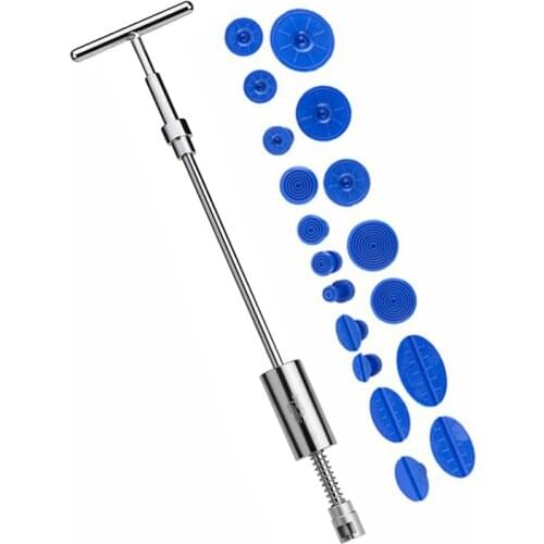 Tools Auto Repair Tool Car Dent Repair Dent Puller Kit 2 in 1 Slide Hammer Reverse Hammer Glue 50 cm long L