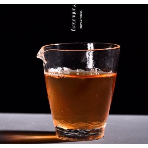 Japanese-Style Hammer Glass Pitcher Tea Set Tea Ceremony Zero with Thickened High Temperature Resistant Tea Making Device Chahai