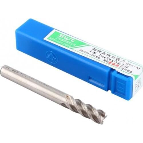 EndMill Cutter 1 Pcs 4 Flute EndMill Straight 1/4" Shank Flutes End Mills 1/4" Working Cutter
