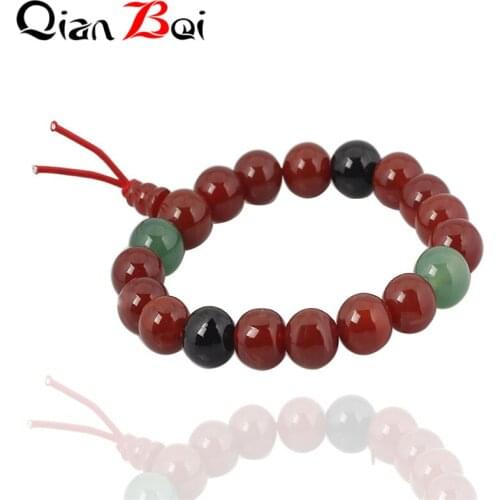 QianBei 2020 New Fashion Women Charm Bracelet stone beads for Womens Elastic bracelets HOT