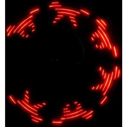 M5TE Portable Handheld Mini LED Flashing Fan Super Mute Battery Operated For Cooling