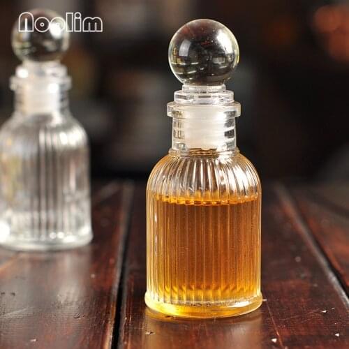 Transparent Mini Sealed Storage Bottle Essential Oil Bottle Small Glass Bottle Cruet Jar Kitchen Accessories Vinegar Tool