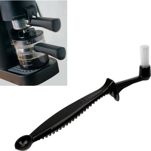 Machine Group Head Cleaning Coffee Grinder Brushes Nylon Espresso Coffee Machine Brush Coffee Spoon 2 In 1 Kitchen Tools