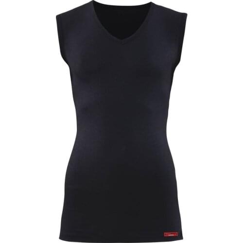 Men T Shirt V-Neck Long Sleeveless Thermal Undershirt Armor Men Sleevless Round Neck Casual Thermo Shirt Hot Deportiva