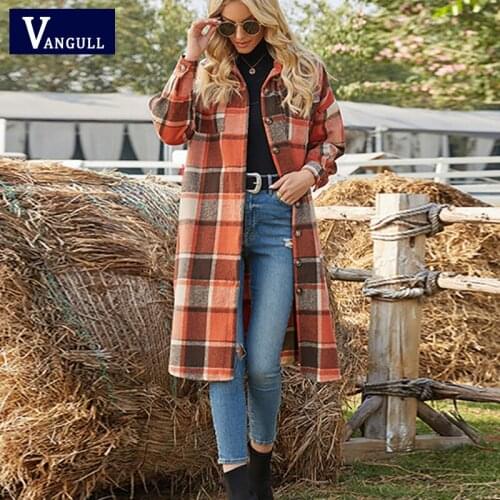 Vangull Women's Long Trench Coats