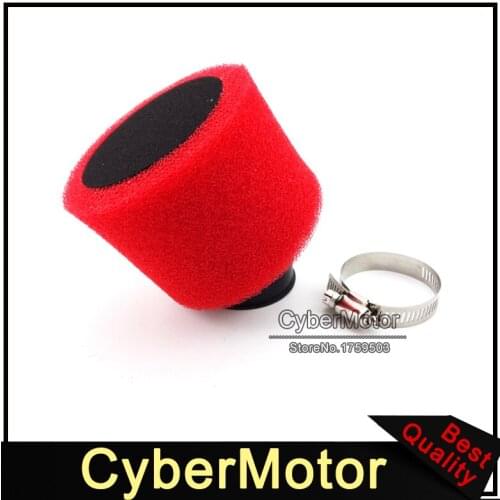 Foam Air Filter Clearner 42mm For Moped Scooter Pit Pro Dirt Bike 125cc 140cc XR50 CRF50 CRF70 KLX SSR BBR Thumpstar DHZ TTR