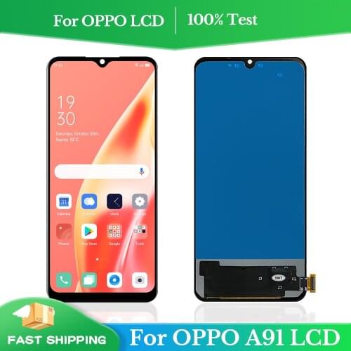 High Quality 6.4'' For Oppo A91 PCPM00 CPH2001 CPH2021 LCD Display Screen Touch Panel Digitizer Assembly Replacement 100% Test