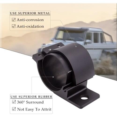 2x Light Bracket Clamp kit LED Driving Work Fog Lamps Mount Car 4x4 Off-Road 49-54mm 2'' 2.5'' 3'' spot bull bar bracket