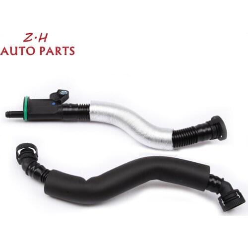06H 103 495 AH 06J 103 221 B 2PCS Oil Water Separator Breathing Hose Exhaust Pipe For VW Tiguan Audi 06J 103 221 B 06H103226A