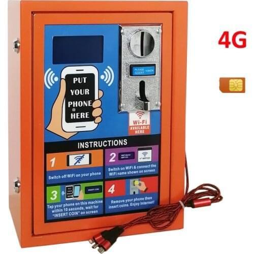 2021 Small Business Ideas Outdoor Steel Plate Vandal-Proof Coin-Operated 4G WiFi Cheap Vending Machine Kiosk