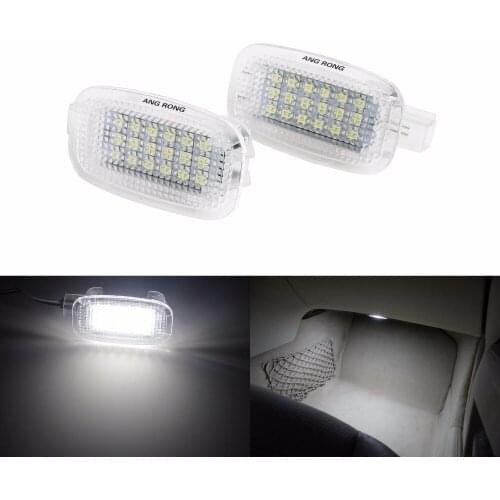 ANGRONG 2x LED Courtesy Door ,Footwell, Luggage Trunk Light For Mercedes Benz W204 W216 W212 C207 X204 GLK W221 R230(CA200)